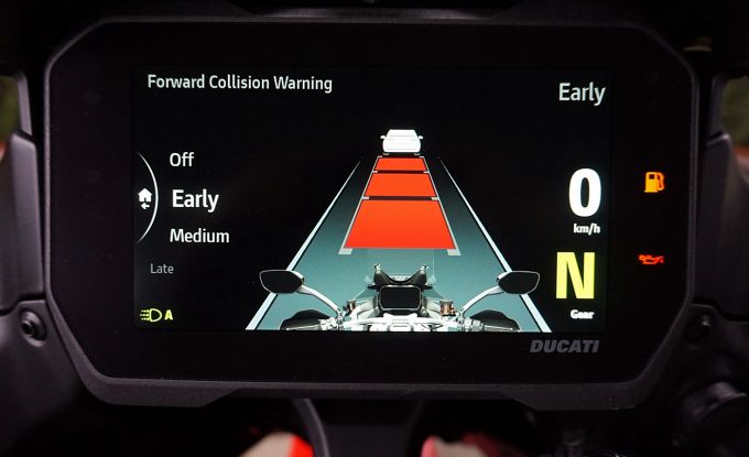Ducati Multistrada V4S Radar